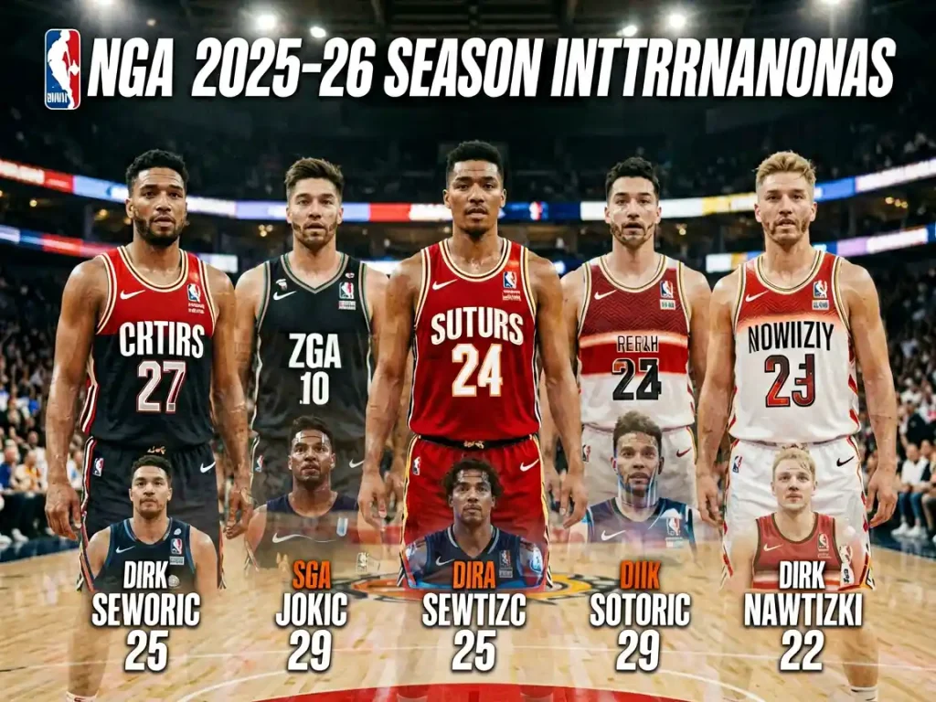 2025-26赛季NBA国际球员得分TOP10：约基奇领衔全球，国际军团闪耀联盟