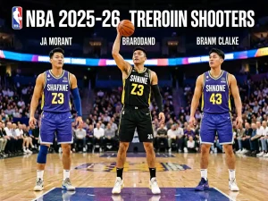 2025-26赛季NBA三分射手榜TOP10：贝恩场均3.6记三分领跑射手榜